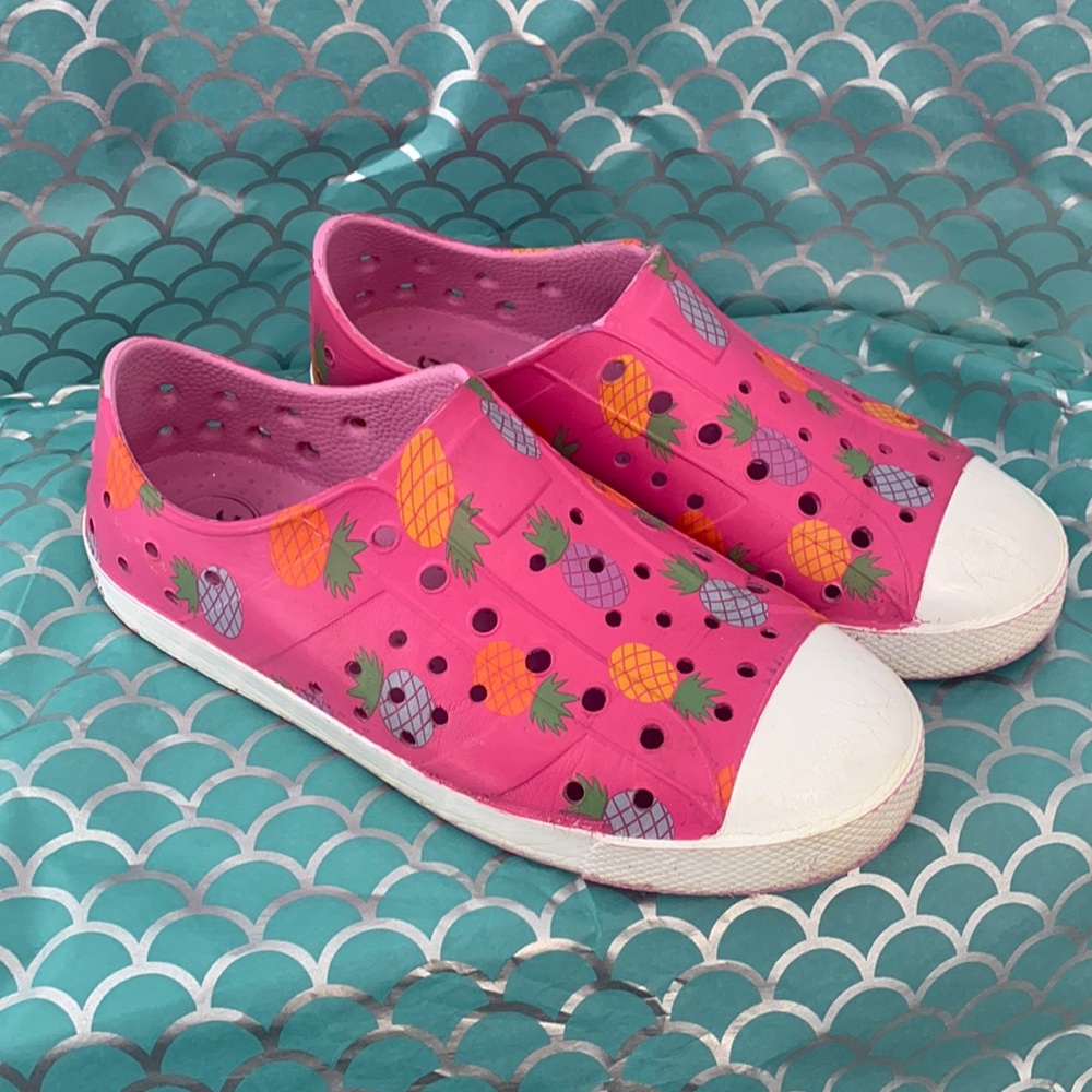 DSG size 2 pink pineapple shoes